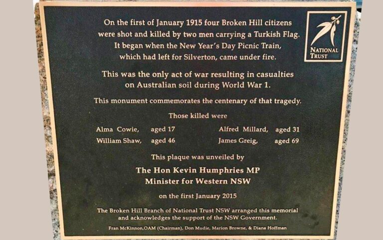 1st January, Broken Hill